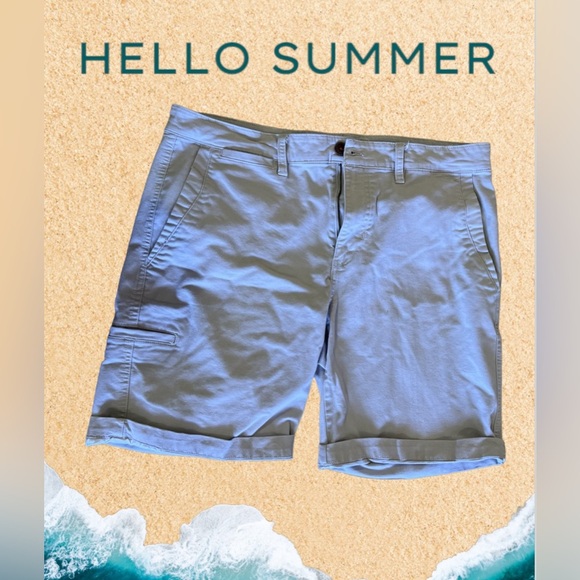 Original WEATHERPROOF VINTAGE Men's SHORTS 36 W Stretch Cargo Beige - Picture 3 of 15